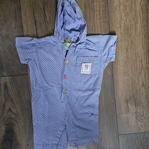 Vintage Kids Esprit One Piece Romper with Hood, Size 24 months